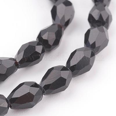 Стеклянные бусины GLAA-R024-6x4mm-13-1