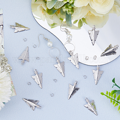 50 шт. подвески из нержавеющей стали 201 STAS-CN0001-21-1