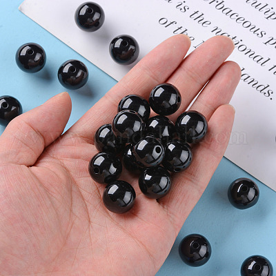 Непрозрачные акриловые бусины MACR-S370-C16mm-S002-1