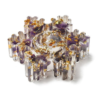 Формы для подсвечников из натурального аметиста и смолы DJEW-H012-02A-1