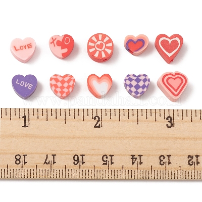 100шт 5 стилей ручной работы из полимерной глины CLAY-FS0001-34-1