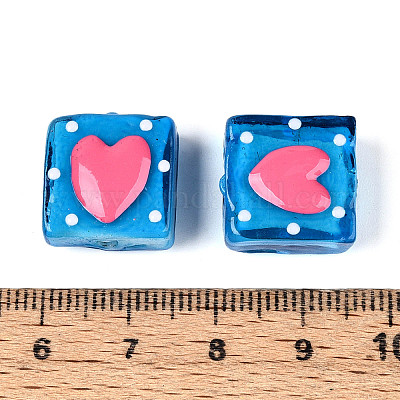 Ручной спрей окрашены бусины бисера LAMP-N035-02E-1