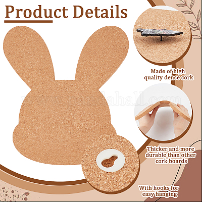 Настенная брошь в виде кролика AJEW-WH0433-01D-1