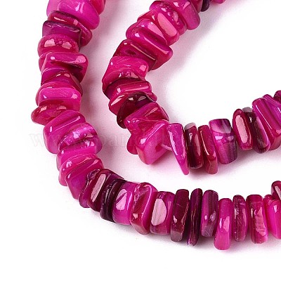 Нити бусин из натуральных пресноводных ракушек SHEL-T020-40A-1