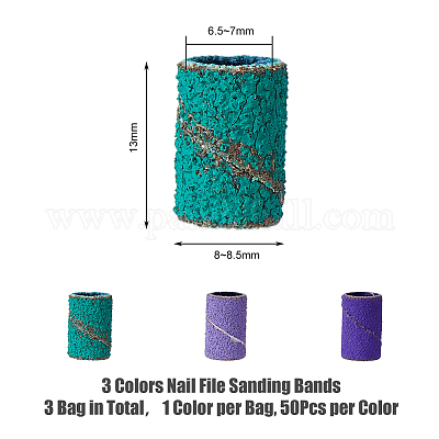 3 пакетик ПВХ пилочка для ногтей шлифовальные ленты замена TOOL-DC0001-11-1