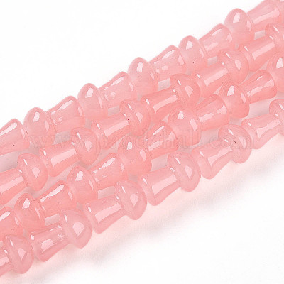 Выпечка окрашенные стеклянные бусины пряди DGLA-N007-01C-1