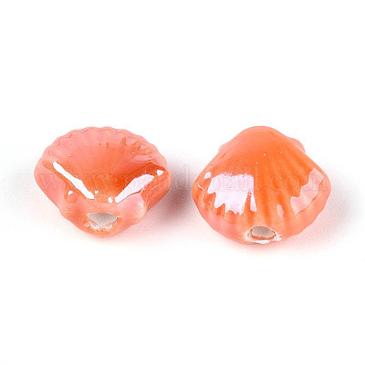 Фарфоровые бусины ручной работы PORC-Q002-01D-01-1