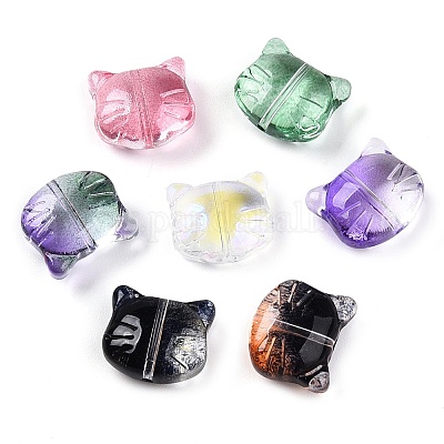 Прозрачные стеклянные бусины&nbsp;GLAA-N001-73-1