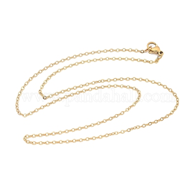 Модные унисекс ожерелья из нержавеющей стали 304 с цепочкой X-NJEW-M047-02-1