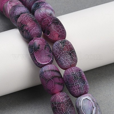 Естественные выветрившиеся агатовые бусины G-NH0047-B08-02-1