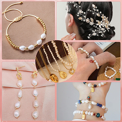 100 шт. бусины из натурального пресноводного жемчуга PEAR-LT0001-18-1