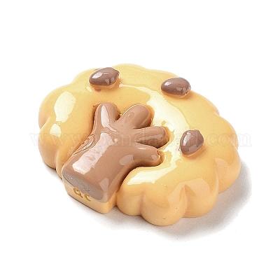 Кабошоны из непрозрачной смолы на осеннюю тематику CRES-A055-01C-1