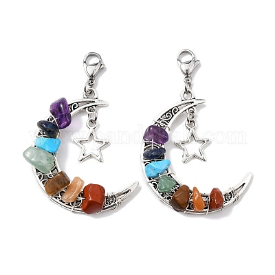 Обернутая проволокой чакра HJEW-JM01574-01-1