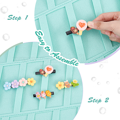 Мягкие войлочные заколки большой емкости для хранения вешалки&nbsp;AJEW-WH0332-92A-1