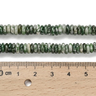 Натуральные зеленые пятна яшмовых нитей G-Q159-B35-01-1