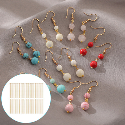 100 шт. Латунные булавки с шаровой головкой KK-AN0001-02-1