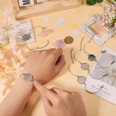 Наборы для изготовления браслетов из сплава своими руками DIY-CA0007-61-1