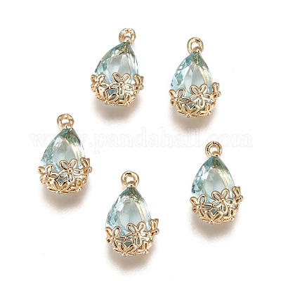 Прозрачные стеклянные подвески X-GLAA-T007-05C-1