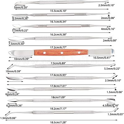 Наборы профессиональных инструментов для чистки зубов из нержавеющей стали TOOL-NB0001-30P-1