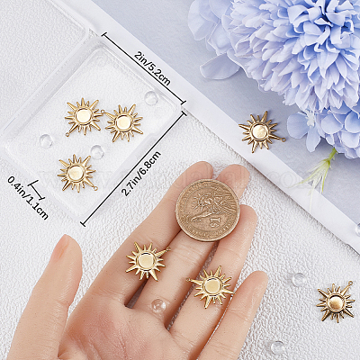 10 шт. подвеска-кабошон из нержавеющей стали 304 STAS-BBC0003-63-1