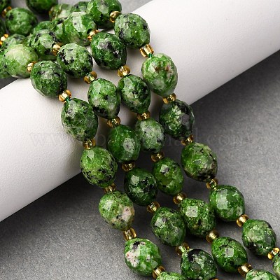 Нити бусин из натуральной кунжутной яшмы G-D305-B02-02-1