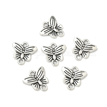 Разъемы из сплава бабочки в тибетском стиле&nbsp;X-TIBE-5369-AS-LF-1