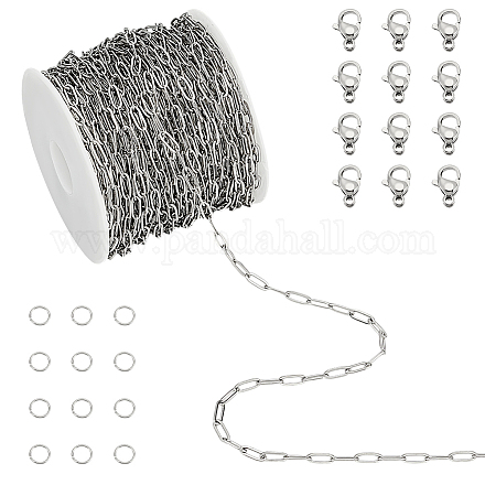 Цепи из хирургической нержавеющей стали 316L DIY-UN0006-35B-1