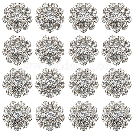 16 шт. пуговицы из сплава с 1 отверстиями BUTT-GF0001-27-1