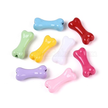 Непрозрачные акриловые бусины с распылением&nbsp;OACR-N156-04-1