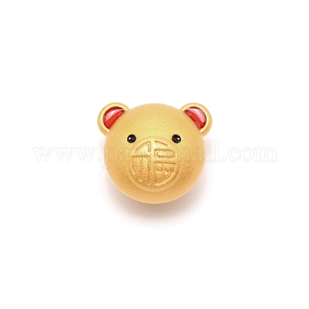 Бусины из матового сплава&nbsp;PALLOY-WH0094-09-1