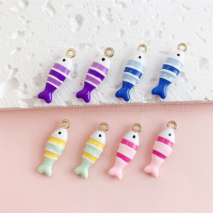 Подвески из эмали и сплава&nbsp;ENAM-A012-17B-G-1