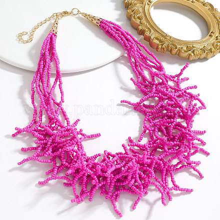 Ожерелья из стеклянных бусин в стиле бохо-коралл FS-WGDCDA2-03-1