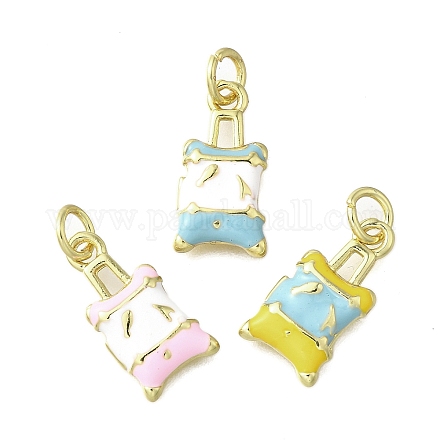 Латунь эмаль подвески KK-Z102-24G-1