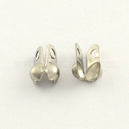 Наконечники бусин из нержавеющей стали марки 304 A-STAS-R063-21-1