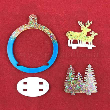 Силиконовые Молды на рождественскую тематику своими руками DIY-A034-03A-1