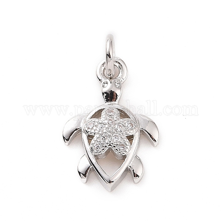 Латунные микро проложить кубического циркония подвески KK-C012-46P-1