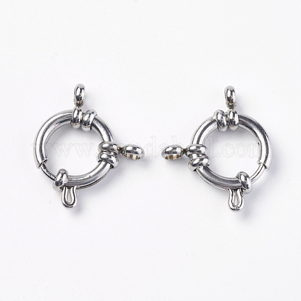 Застежки-пружины с гладкой поверхностью из нержавеющей стали 304 STAS-O114-003D-P-1