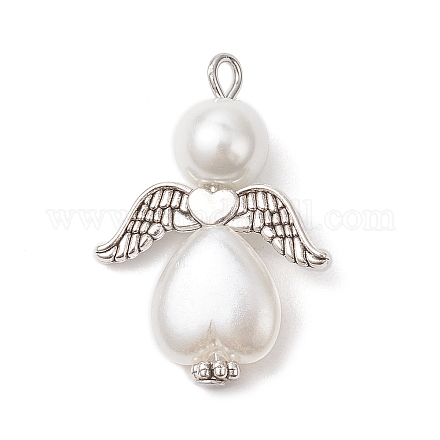 Стеклянные жемчужины круглые бусины и бусины из АБС пластика имитация жемчуга подвески PALLOY-JF04094-01-1