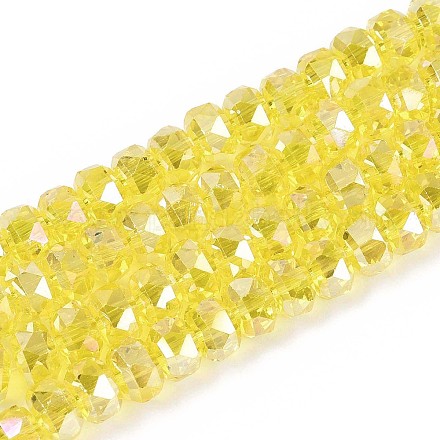 Гальванизируйте прозрачное стекло бисер нитей EGLA-N022-04A-D19-1