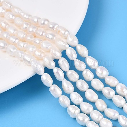 Нити из натурального культивированного пресноводного жемчуга PEAR-N014-06I-01-1