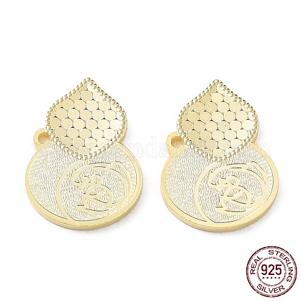 925 стерлингов серебряные подвески STER-C003-11G-1