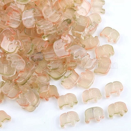 Бусины лэмпворк LAMP-WH0001-08E-1