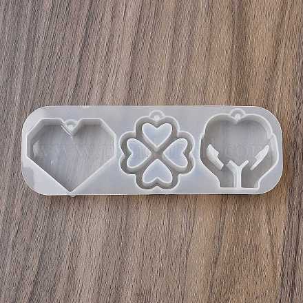 Силиконовые Молды для ключей в форме сердца своими руками SIMO-R010-01B-1