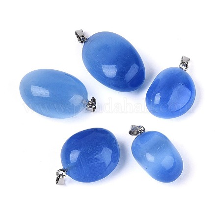 Подвески кошачий глаз G-N360-07P-07-1