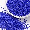12/0 Glass Seed Beads, Grade A, Round, Opaque Colours, Blue, 1.8~2.0mm, Hole: 0.8mm, about 28000pcs/pound