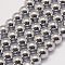 Grade AA Magnetic Synthetic Hematite Bead Strands, Round, 10mm, Hole: 1.8mm, about 41pcs/strand, 16 inch