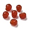 Natural Carnelian(Dyed & Heated) Beads, Skull, 9~9.5x8~8.5x9~9.5mm, Hole: 1.4mm
