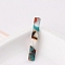 Resin Pendants, Rectangle, Dark Cyan, 35x5x2.5mm, Hole: 1.5mm