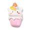 Unicorn Theme Cartoon Resin Decoden Cabochons, Colorful, Ice Cream, 28x17.5x8mm