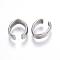 Tarnish Resistant 304 Stainless Steel Quick Link Connectors, Linking Rings, Stainless Steel Color, 13x12x4mm, Inner Size: 11x8.5mm